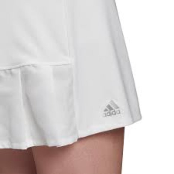 Adidas White Club Long Tennis Skort - Picture 8 of 11